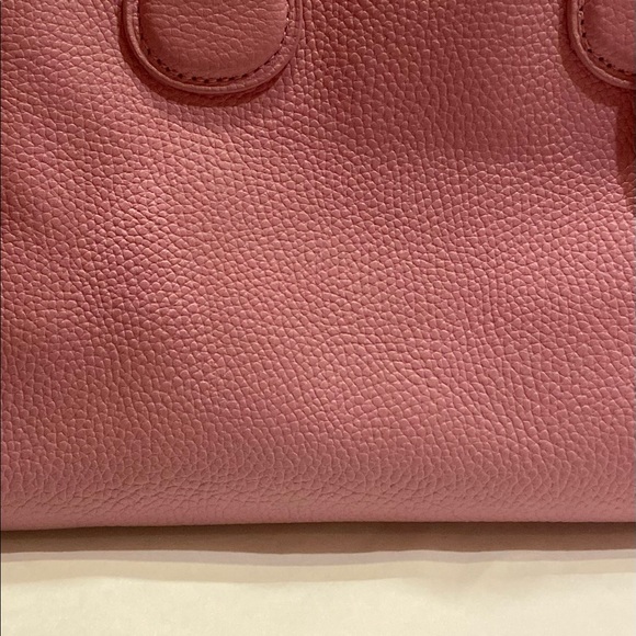 Coach Mini Nolita Satchel Pebble Leather Marshmallow Pink Handbag - Picture 9 of 9